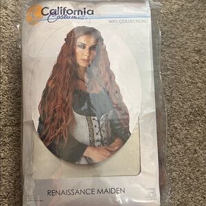 California Costumes Renaissance Maiden Wig - Auburn